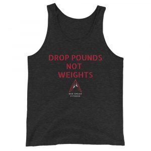 Drop Pounds - Not Weights Unisex Tank Top